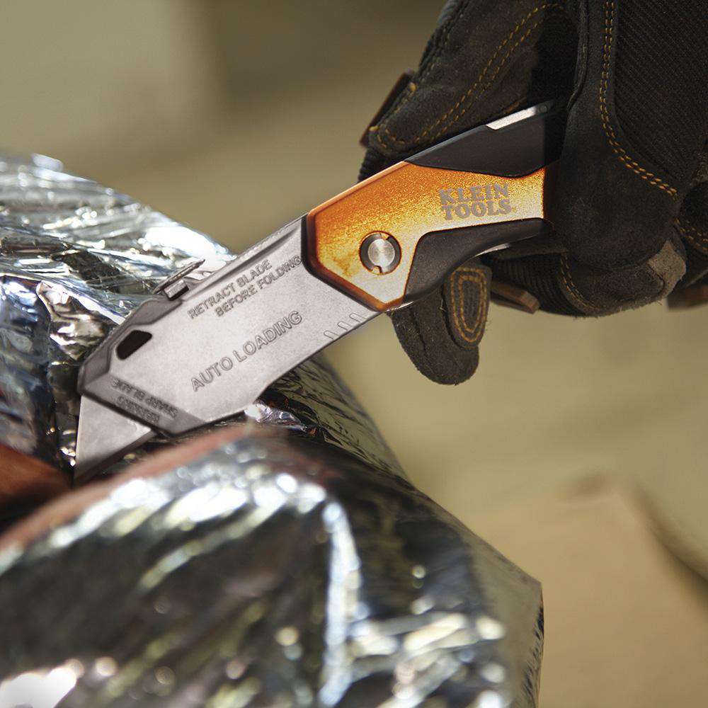 Klein Tools 44130 Auto-Loading Folding Utility Knife - Edmondson Supply