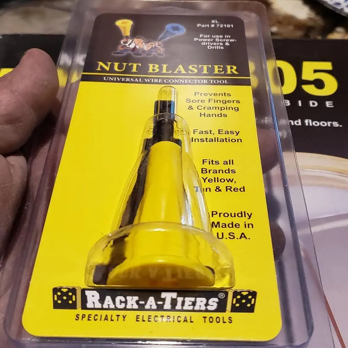 Rack-A-Tiers 72101 The Nut Blaster - XL Yellow - Edmondson Supply