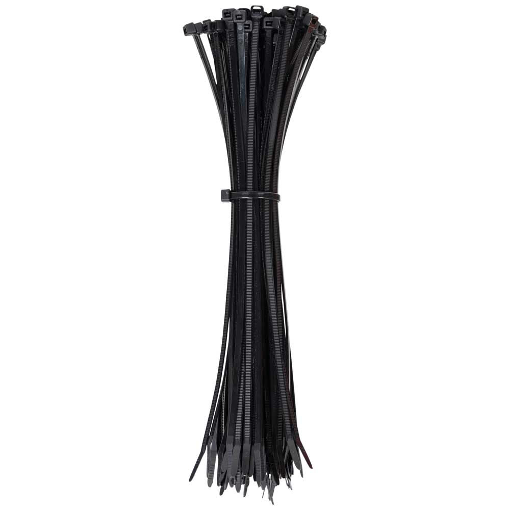 Klein Tools 450-210 Cable Ties, Zip Ties, 50-Pound Tensile Strength, 11.5-Inch, Black - Edmondson Supply