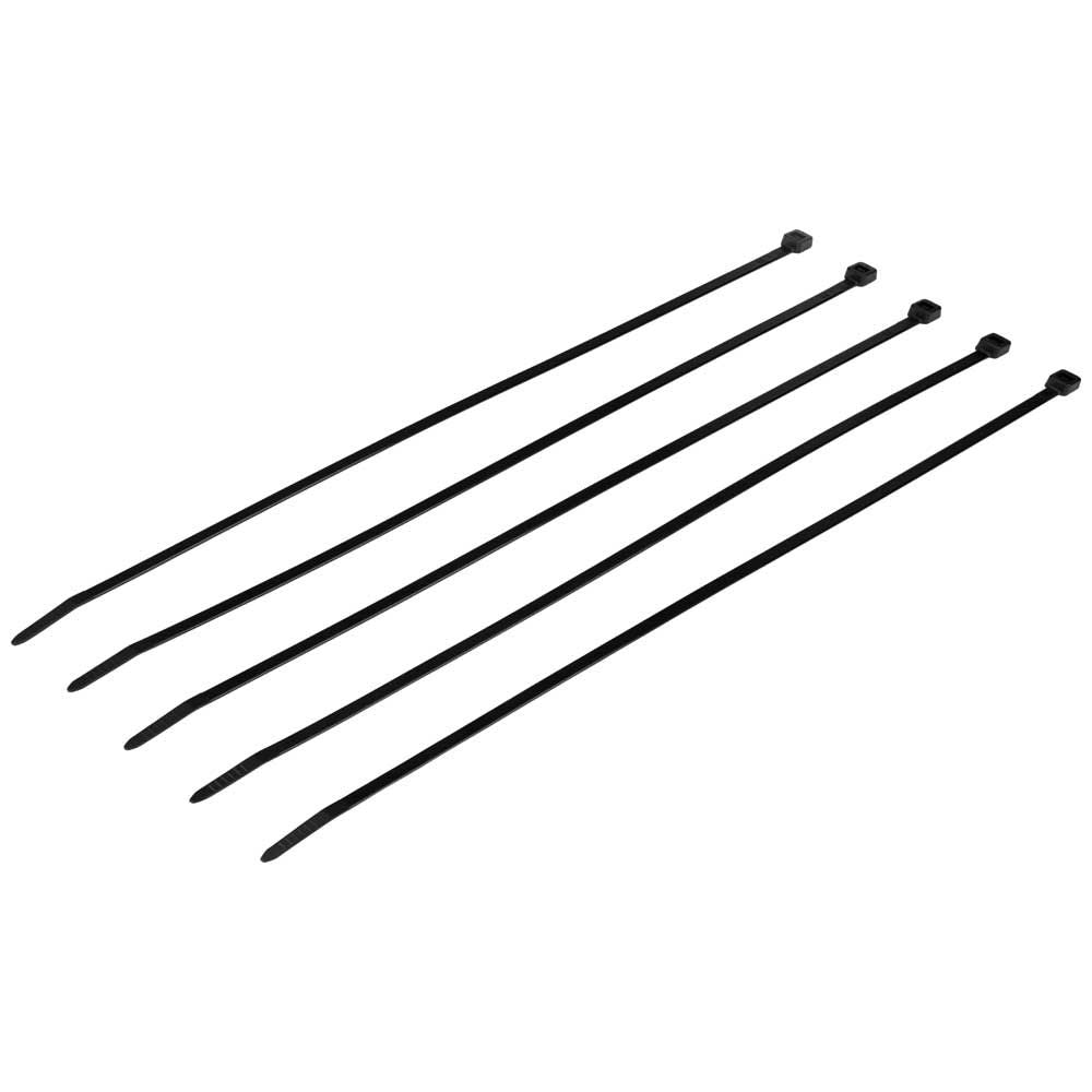 Klein Tools 450-210 Cable Ties, Zip Ties, 50-Pound Tensile Strength, 11.5-Inch, Black - Edmondson Supply