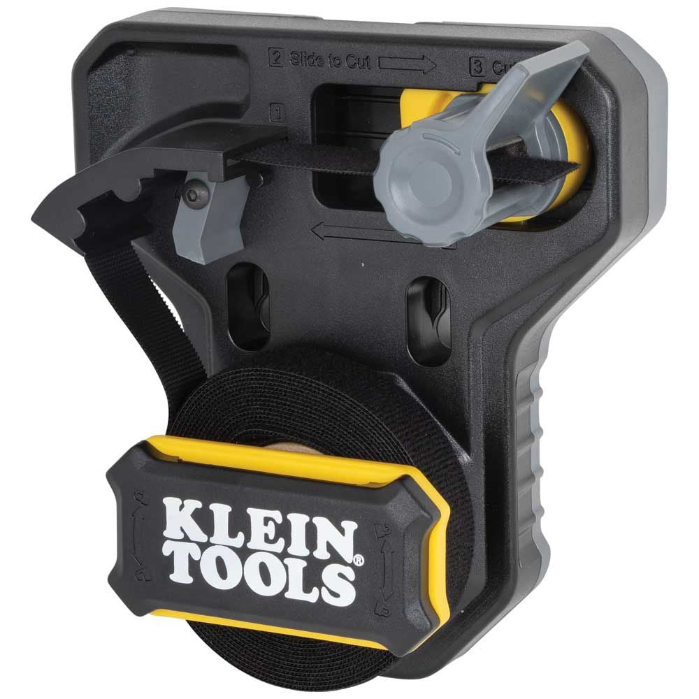 Klein Tools 450-900 Hook and Loop Tape Dispenser, Versatile Cable Ties, Custom Length - Edmondson Supply