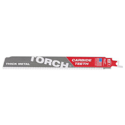Milwaukee 48-00-5301 SAWZALL® TORCH™ Carbide Blades 6" 8TPI 3pk - Edmondson Supply