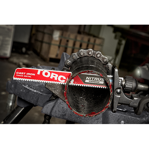 Milwaukee 48-00-5563 SAWZALL® TORCH™ with NITRUS CARBIDE™ 12" 8TPI 5pk - Edmondson Supply
