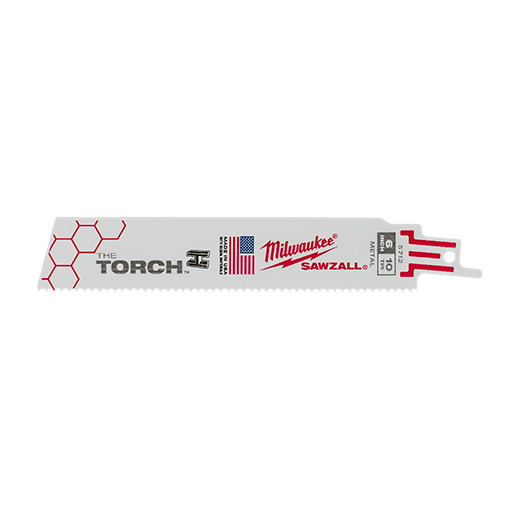 Milwaukee 48-00-5782 SAWZALL® TORCH™ Metal Demolition Blades 6" 14TPI 5pk - Edmondson Supply