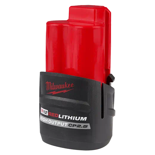 Milwaukee 48-11-2425 M12™ REDLITHIUM™ HIGH OUTPUT™ CP2.5 Battery Pack - Edmondson Supply