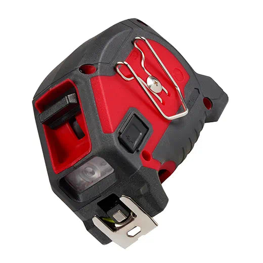 Milwaukee 48-22-0428 25ft Compact Wide Blade Magnetic Tape Measure w/ Rechargeable 100L Light - Edmondson Supply