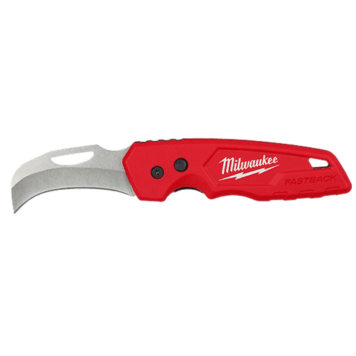 Milwaukee 48-22-1525 FASTBACK™ Hawkbill Folding Knife - Edmondson Supply