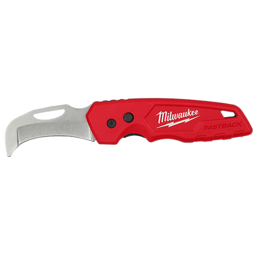 Milwaukee 48-22-1526 FASTBACK™ Blunt Tip Hawkbill Folding Knife - Edmondson Supply