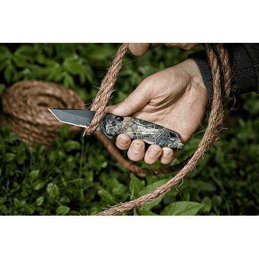 Milwaukee 48-22-1535 FASTBACK™ Camo Spring Assisted Folding Knife - Edmondson Supply