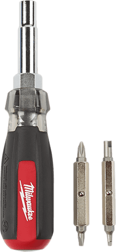 Milwaukee 48-22-2881 13-in-1 Cushion Grip Screwdriver with Schrader Bit - Edmondson Supply