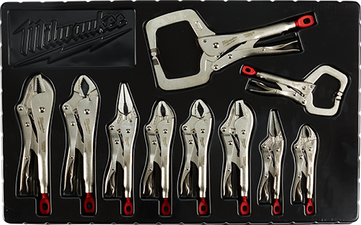 Milwaukee 48-22-3690 10 Pc. TORQUE LOCK™ LOCKING PLIERS KIT - Edmondson Supply