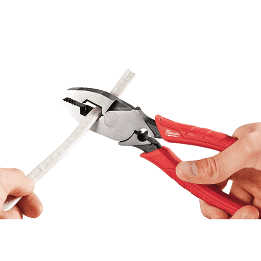 Milwaukee 48-22-6100 9" Comfort Grip High Leverage Lineman's Pliers with Crimper - Edmondson Supply