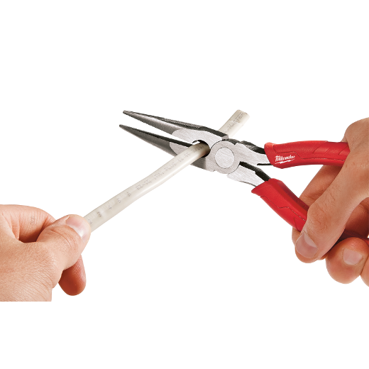 Milwaukee 48-22-6101 8" Comfort Grip Long Nose Pliers - Edmondson Supply