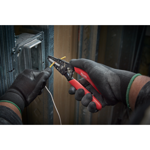 Milwaukee 48-22-6109 7-1/8" Wire Stripper/Cutter for Solid & Stranded Wire - Edmondson Supply