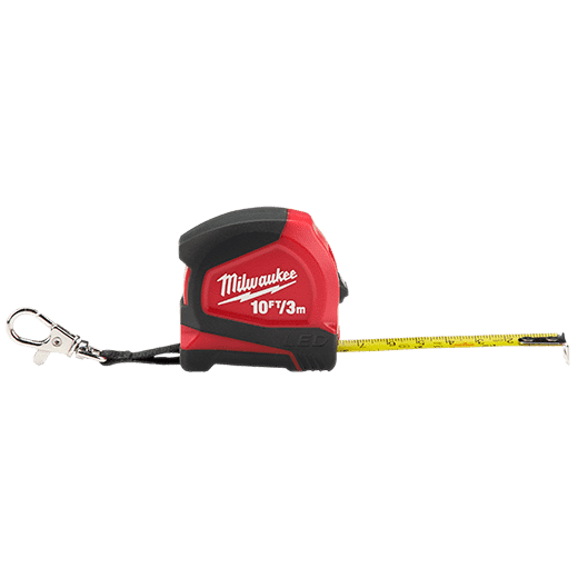 Milwaukee 48-22-6601 10ft/3m Keychain Tape with LED