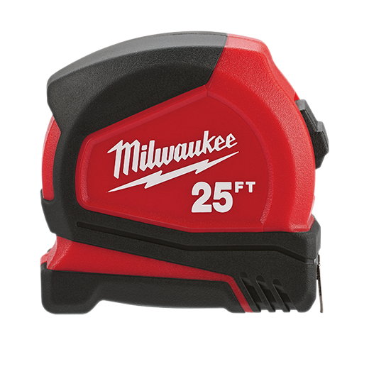 Milwaukee 48-22-6625 Compact Tape Measure, 25ft