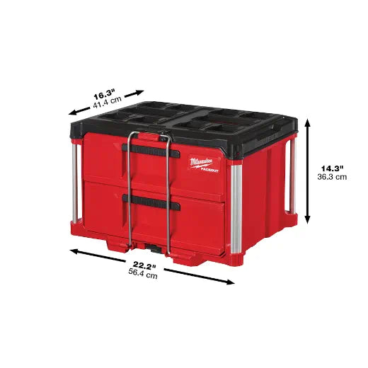 Milwaukee 48-22-8442 PACKOUT™ 2-Drawer Tool Box - Edmondson Supply
