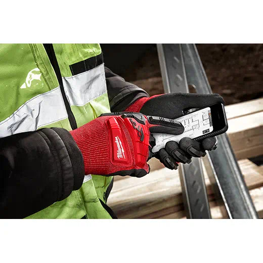 Milwaukee 48-22-8972 Impact Cut Level 3 Nitrile Dipped Gloves, Large - Edmondson Supply