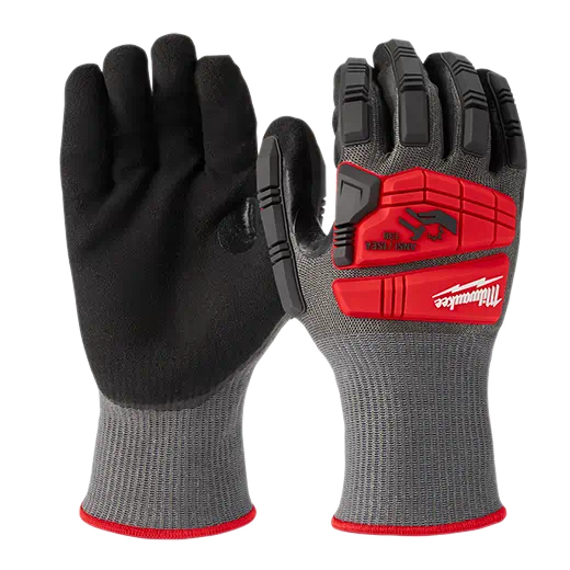 Milwaukee 48-22-8982 Impact Cut Level 5 Nitrile Dipped Gloves, Large - Edmondson Supply
