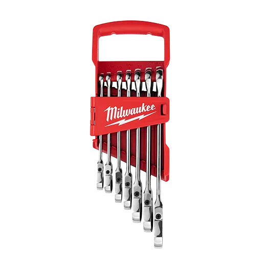 Milwaukee 48-22-9429 7pc SAE Flex Head Combination Wrenches - Edmondson Supply
