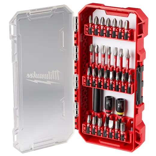 SHOCKWAVE Impact Duty™ RED HELIX™ Titanium Drill Bit Set - 23PC