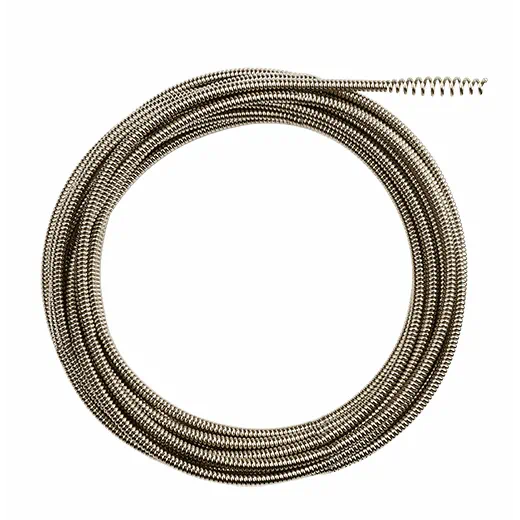 Milwaukee 48-53-2675 Drain Cleaning Cables w/ RUST GUARD™ Plating 3/8" x 35' - Edmondson Supply