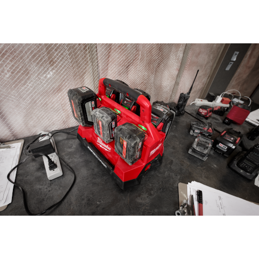 Milwaukee 48-59-1809 M18™ PACKOUT™ Six Bay Rapid Charger - Edmondson Supply
