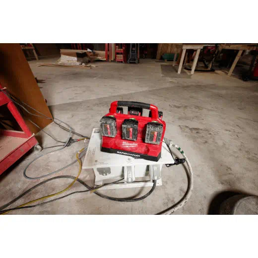 Milwaukee 48-59-1809 M18™ PACKOUT™ Six Bay Rapid Charger - Edmondson Supply