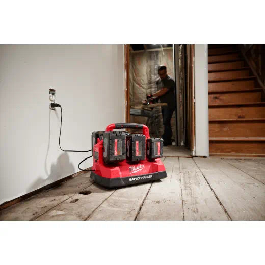 Milwaukee 48-59-1809 M18™ PACKOUT™ Six Bay Rapid Charger - Edmondson Supply