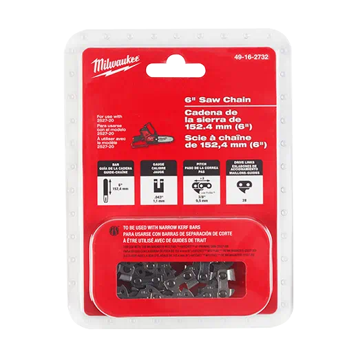 Milwaukee 49-16-2732 6" Saw Chain Replacement for HATCHET™ 6" Pruning Saw