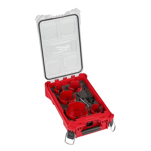 Milwaukee 49-56-9295 9 PC BIG HAWG™ with Carbide Teeth Hole Saw Kit w/ PACKOUT™ Compact Organizer