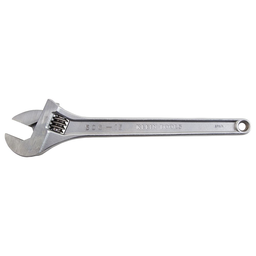 Klein Tools 506-15 Adjustable Wrench Standard Capacity, 15-Inch - Edmondson Supply