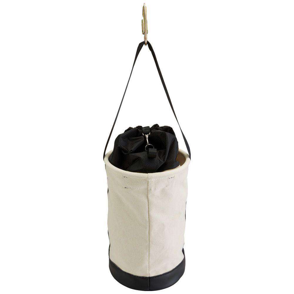 Klein Tools 5114DSC Canvas Bucket with Drawstring Close, 17-Inch - Edmondson Supply