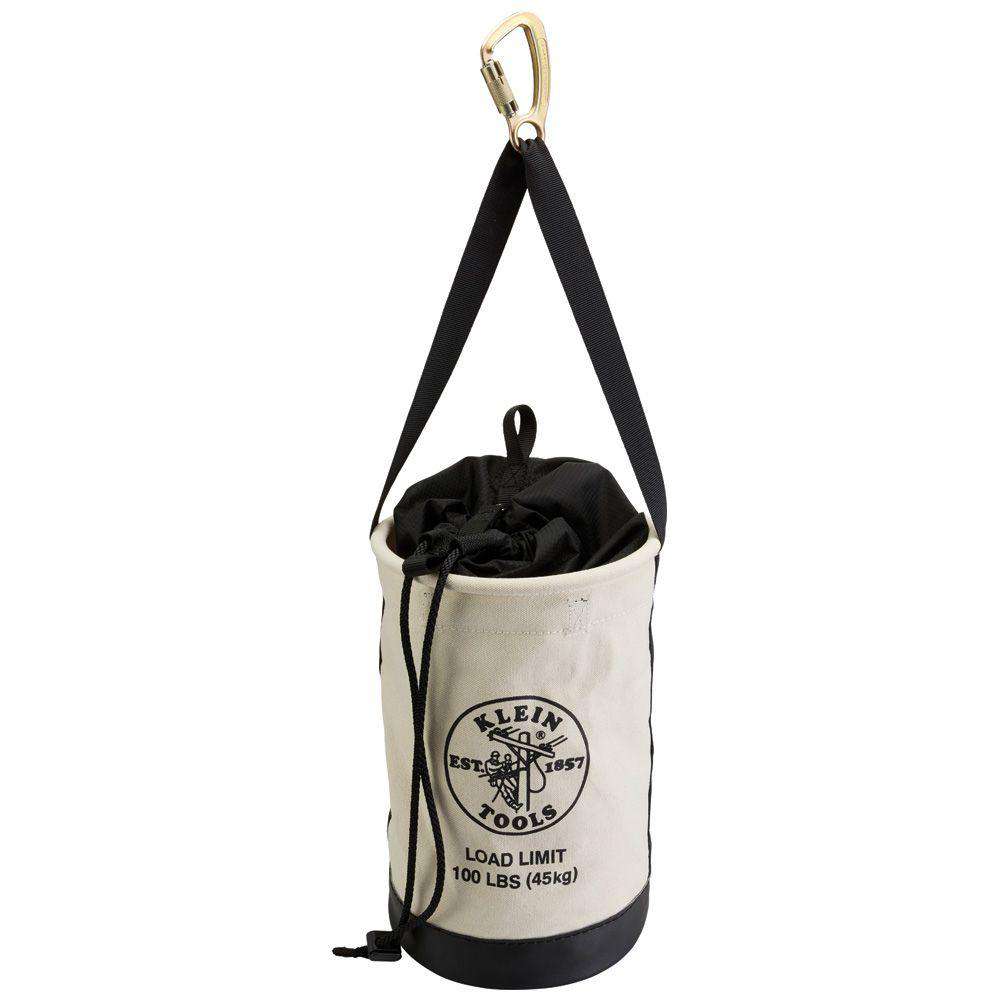 Klein Tools 5114DSC Canvas Bucket with Drawstring Close, 17-Inch - Edmondson Supply