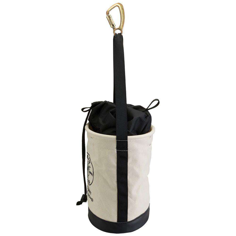 Klein Tools 5114DSC Canvas Bucket with Drawstring Close, 17-Inch - Edmondson Supply