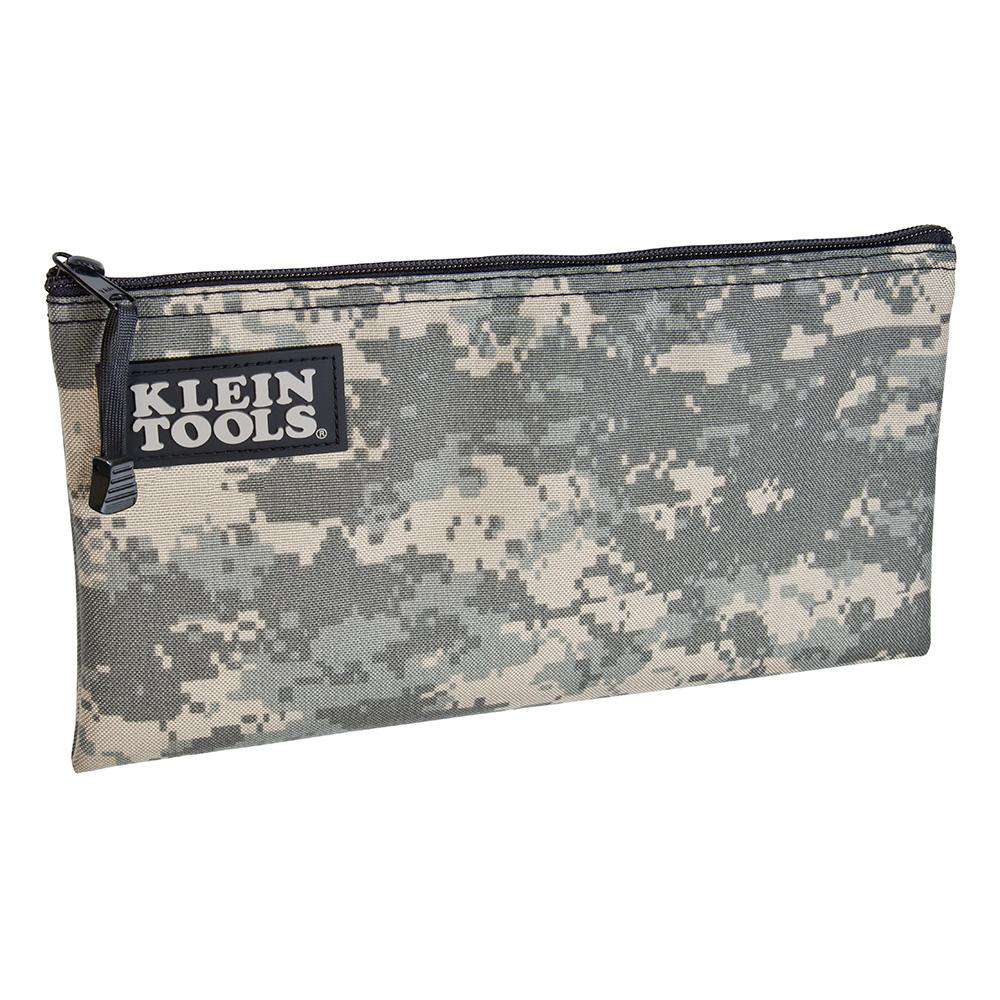 Edmondson Supply Klein Tools 5139C Zipper Bag, Camouflage Cordura Nylon  Tool Pouch, 12-1/2-Inch