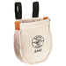 Klein Tools 5142P Tool Bag, Canvas Utility Bag, Interior Pocket, 9 x 8 x 10-Inch - Edmondson Supply