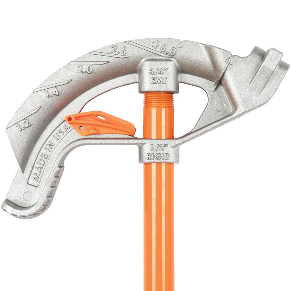 Klein Tools 51607 Aluminum Conduit Bender Full Assembly, 3/4-Inch EMT with Angle Setter™ - Edmondson Supply