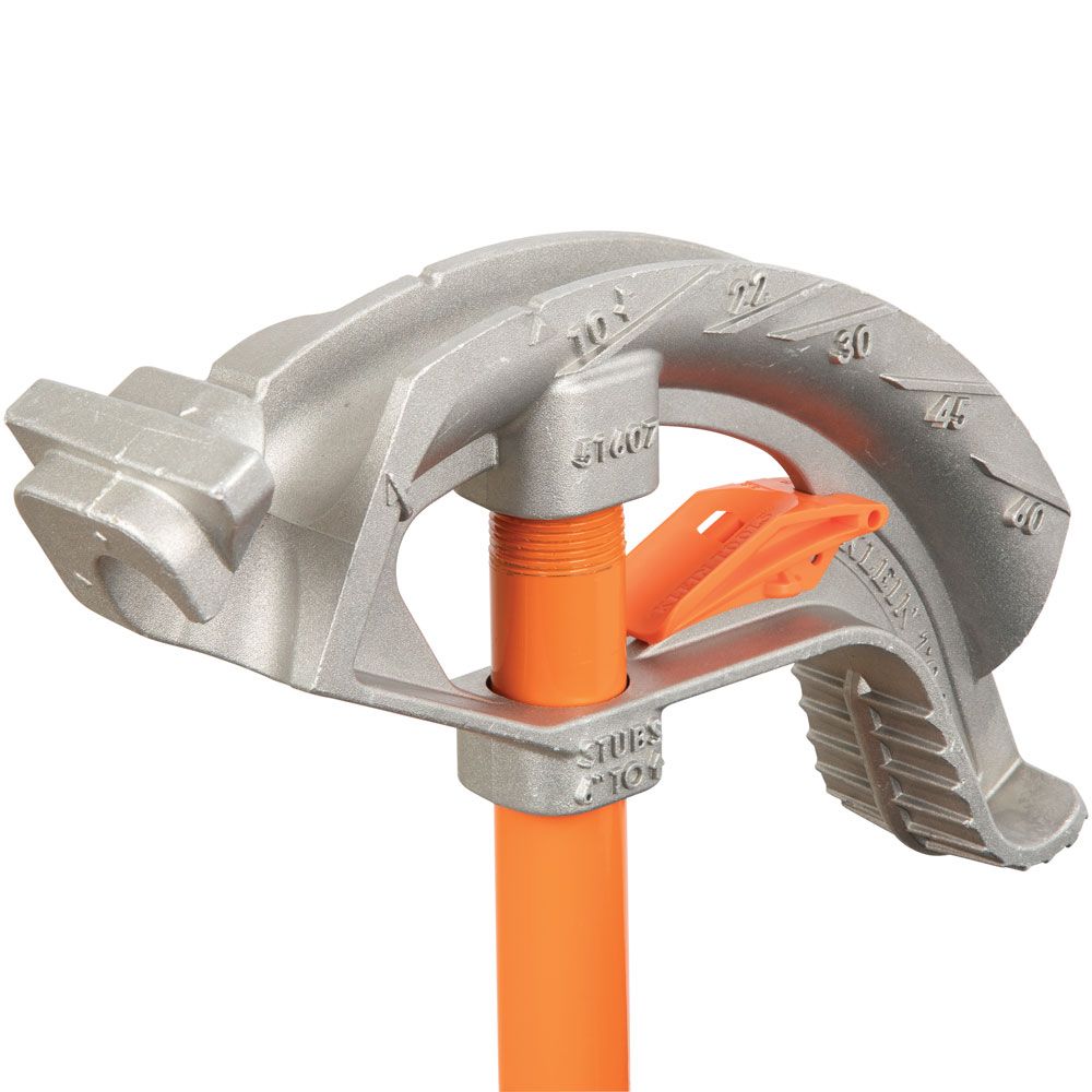 Klein Tools 51607 Aluminum Conduit Bender Full Assembly, 3/4-Inch EMT with Angle Setter™ - Edmondson Supply