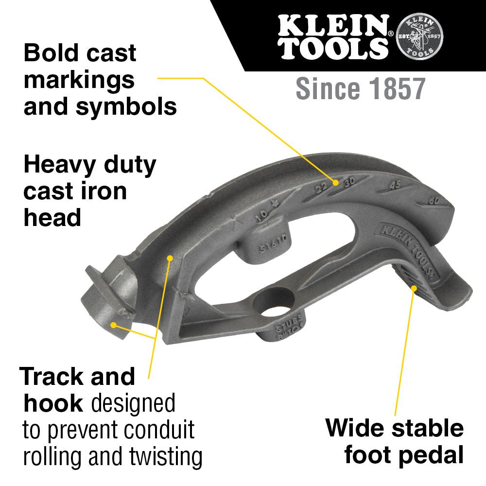 Klein Tools 51610 1" Iron Conduit Bender Head - Edmondson Supply
