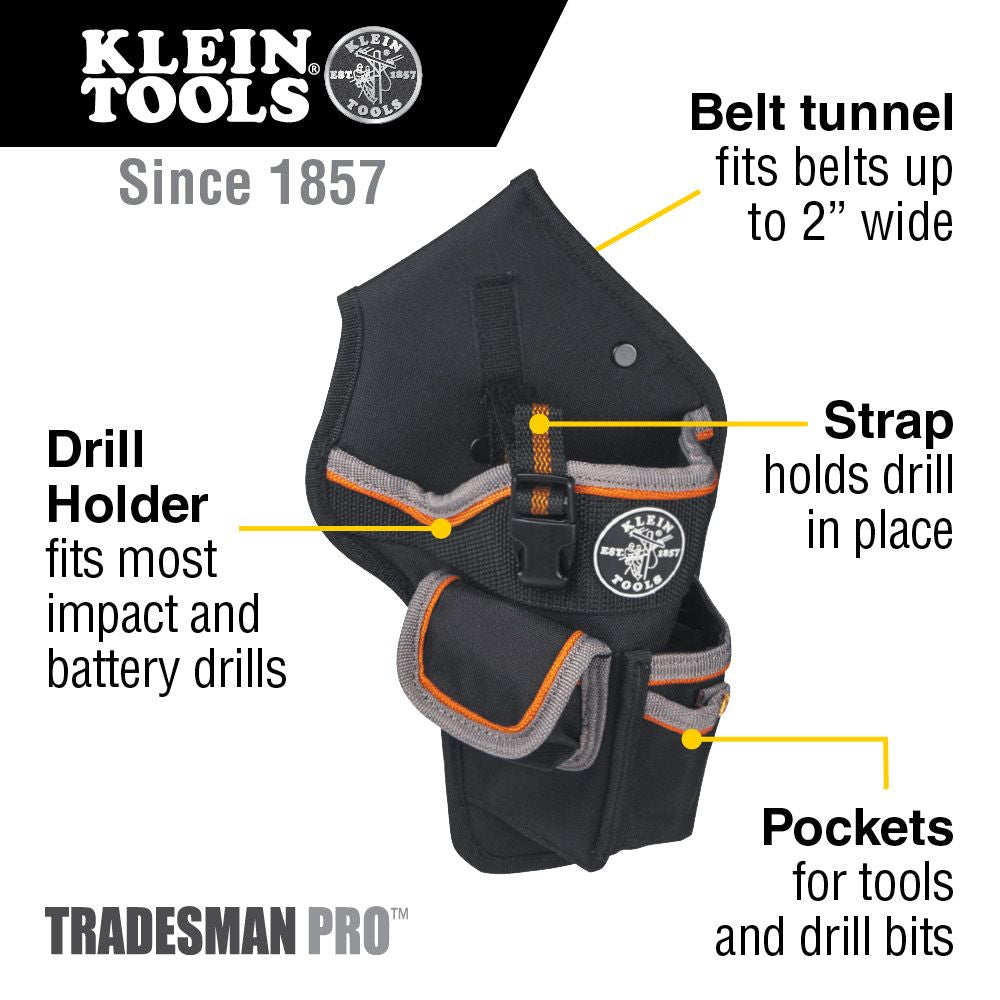 Klein Tools 5183 Tradesman Pro™ Drill Pouch - Edmondson Supply