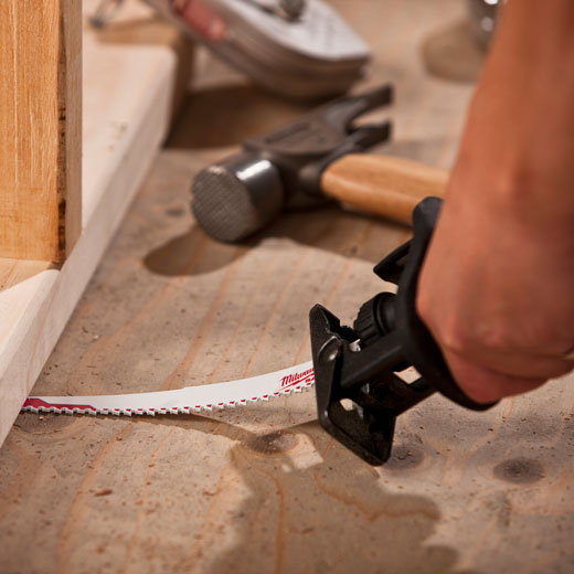 Milwaukee 48-00-5035 SAWZALL® Nail Embedded Wood Blade, 6", 5TPI, 5pk - Edmondson Supply