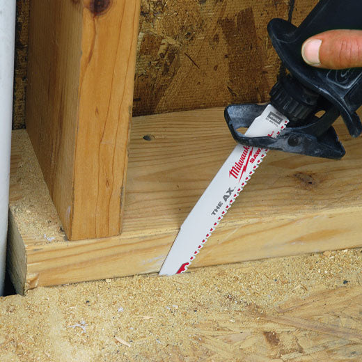 Milwaukee 48-00-5035 SAWZALL® Nail Embedded Wood Blade, 6", 5TPI, 5pk - Edmondson Supply
