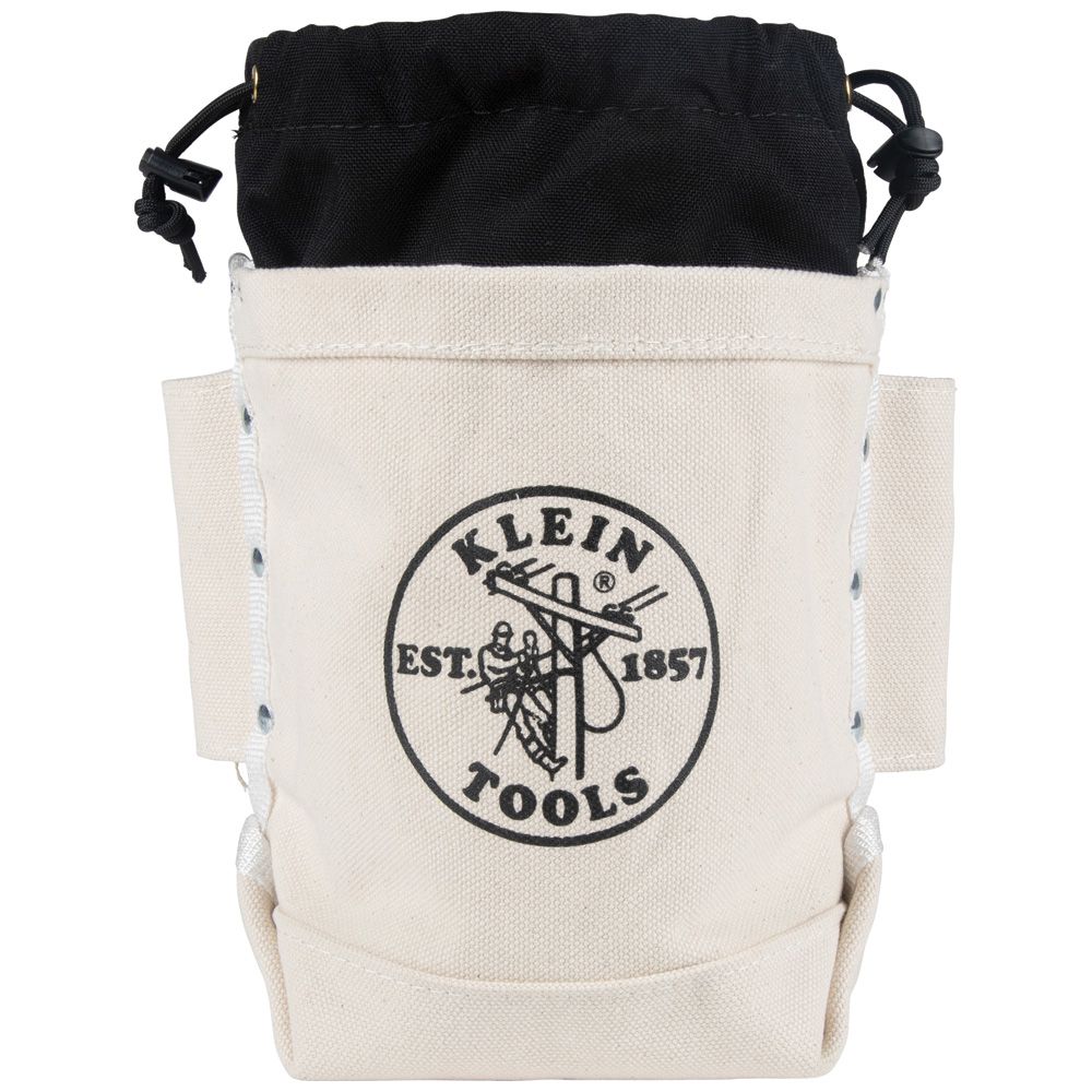Klein Tools 5416TCP Tool Bag, Extra Tall Top Closing Bolt Bag, 5 x 12 x 9-Inch - Edmondson Supply