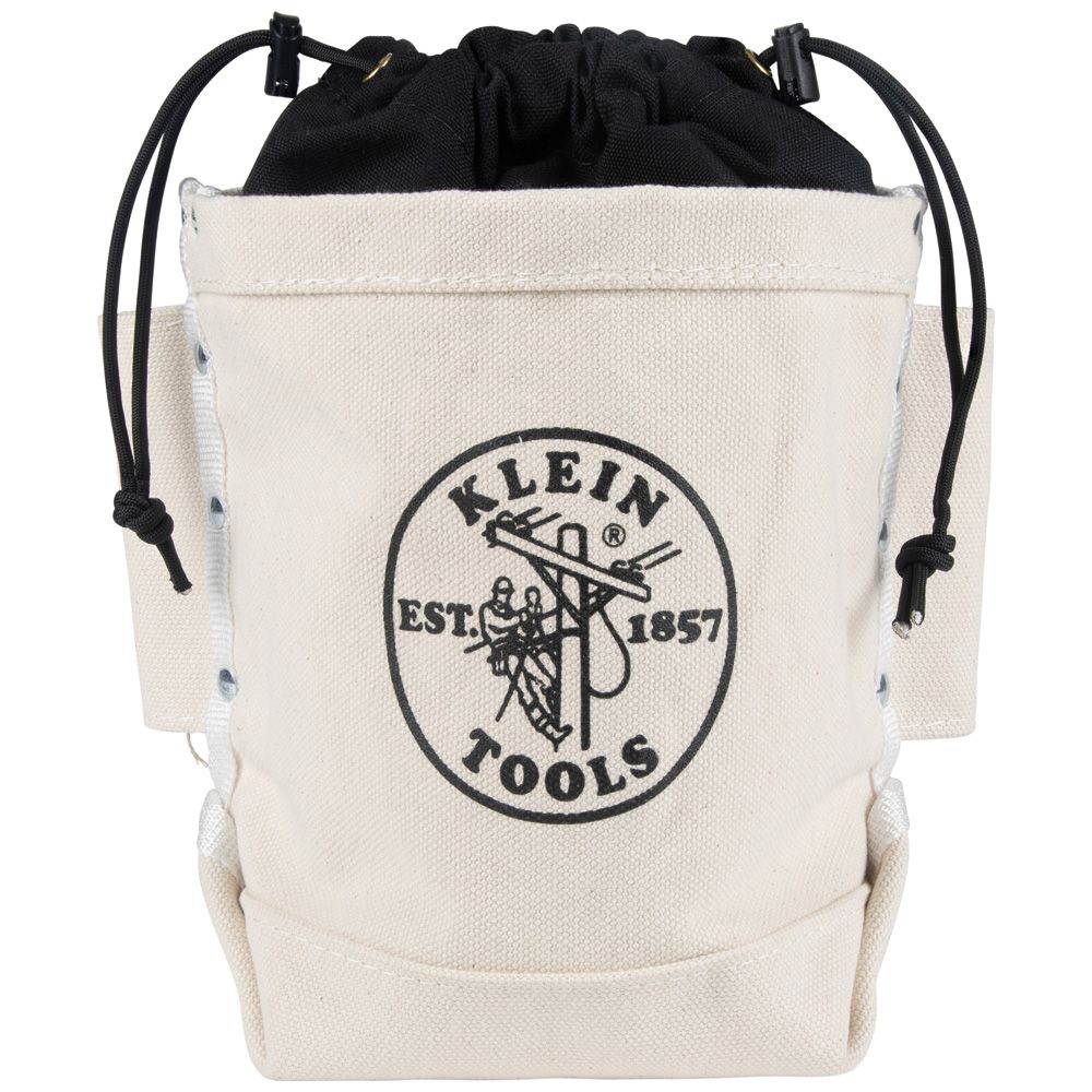 Klein Tools 5416TCP Tool Bag, Extra Tall Top Closing Bolt Bag, 5 x 12 x 9-Inch - Edmondson Supply