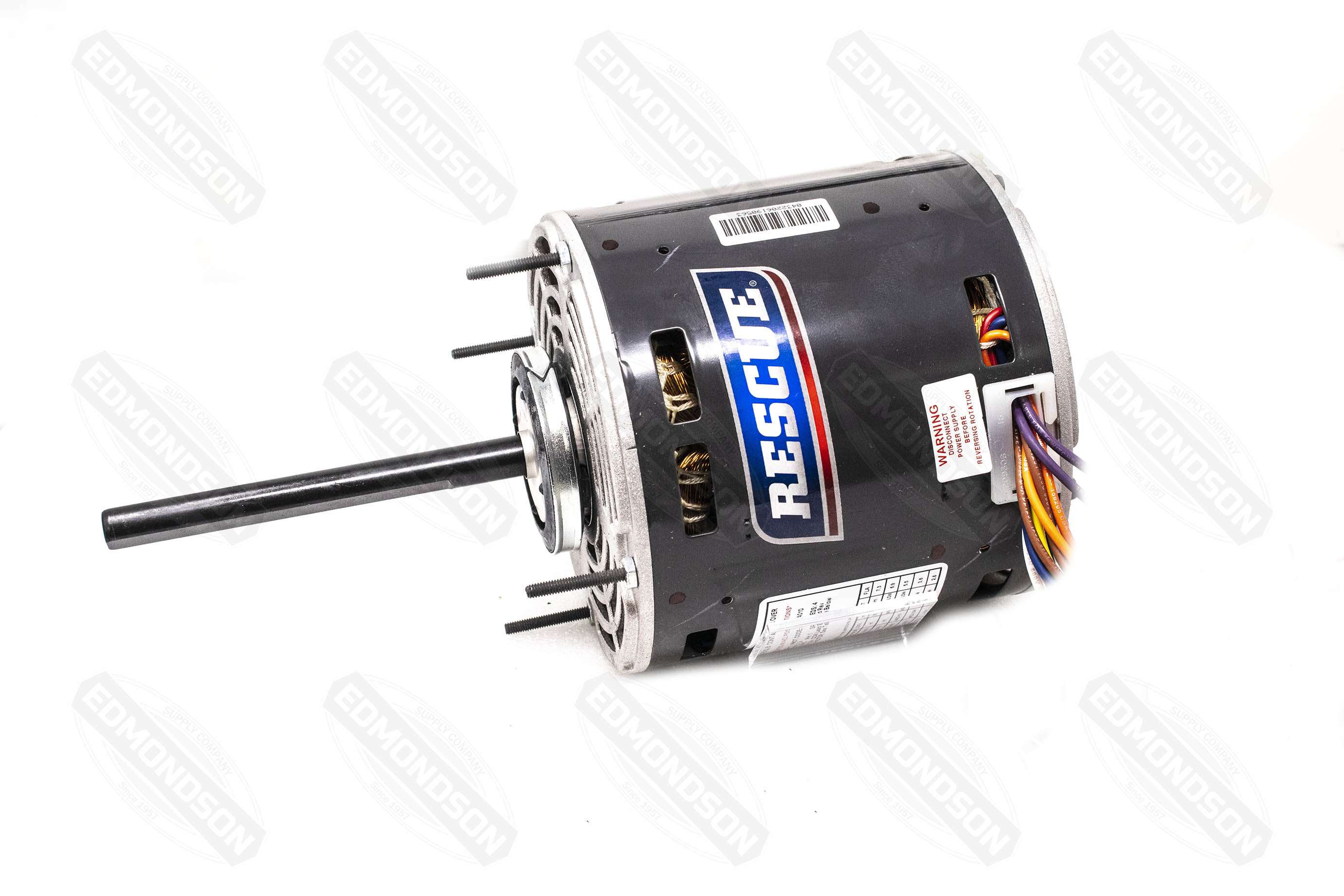 US Motors 5460 Rescue 5.6" Direct Drive Blower Motor, 115V, 1/2-1/6 HP, 1075 RPM - Edmondson Supply