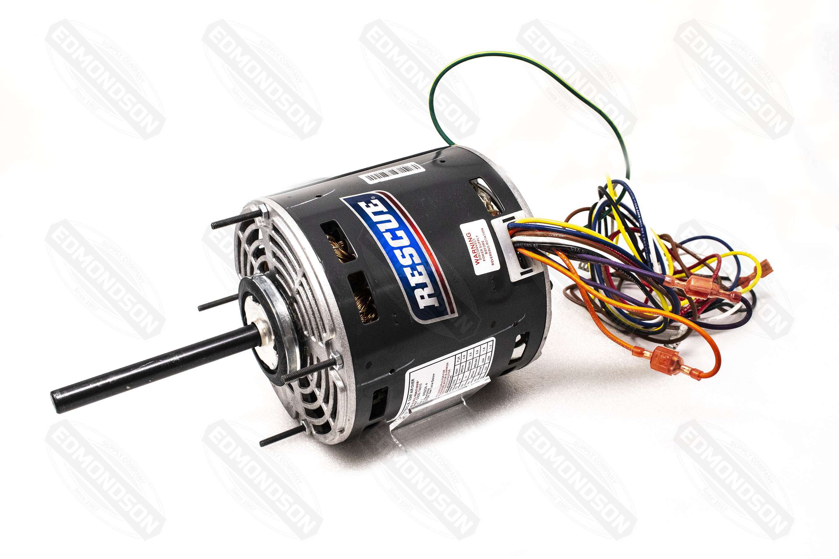 US Motors 5461 Rescue 5.6" Direct Drive Blower Motor, 208-230V, 1/2-1/6 HP, 1075 RPM - Edmondson Supply