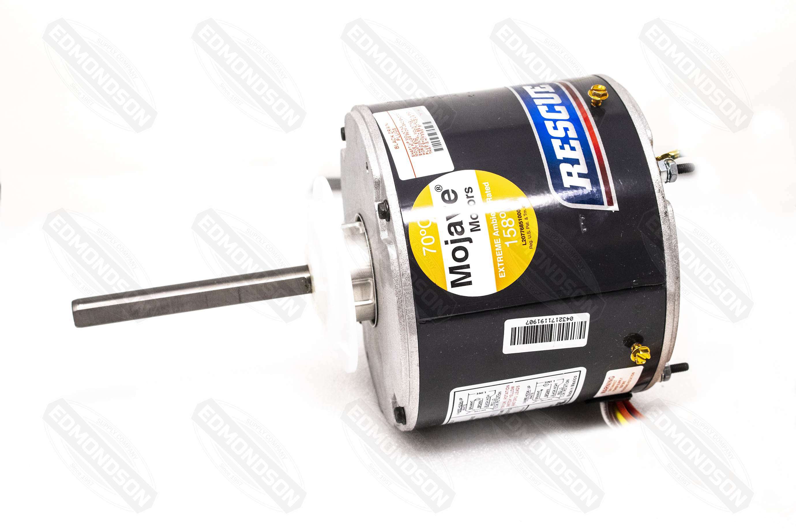 US Motors 5462H RESCUE MOJAVE 5.6" Condenser Fan Motor, 208-230V, 1/3-1/6 HP, 1075 RPM - Edmondson Supply