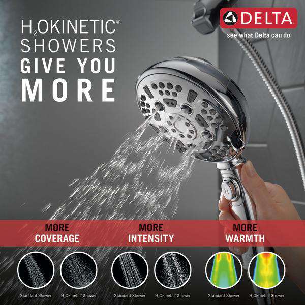 Delta Faucet 54710-RB-PK SureDock H2Okinetic 7-Setting Hand Shower, Venetian Bronze - Edmondson Supply