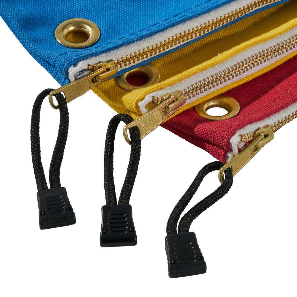 Klein Tools 5539CPAK Assorted Canvas Zipper Bags, 3-Pack - Edmondson Supply